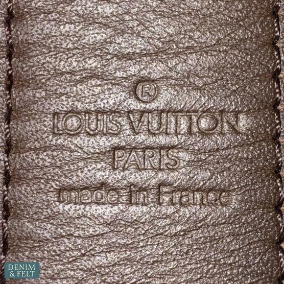 Louis Vuitton Unisex Damier Ebene PARIS Graphite Buckle Belt 100/40 AUTHENTIC - Picture 13 of 16